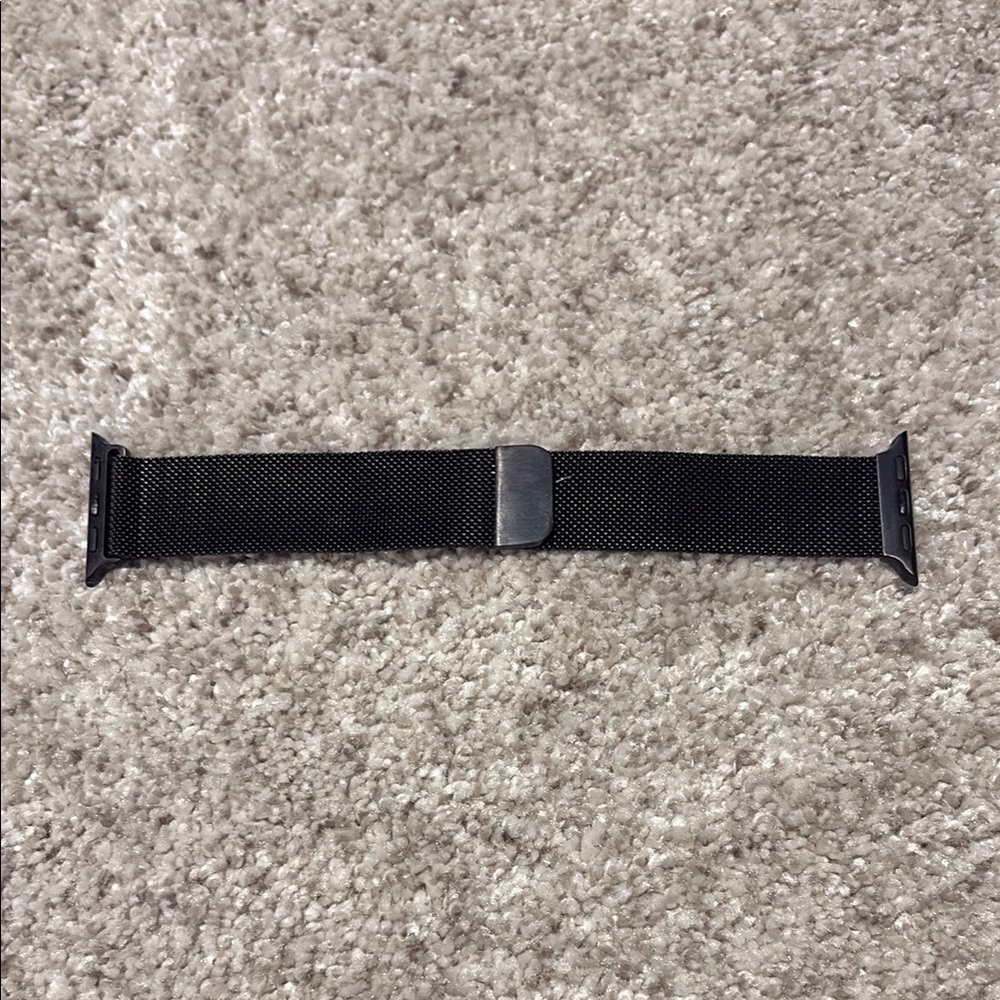 Apple Watch Black Mesh Watch Strap